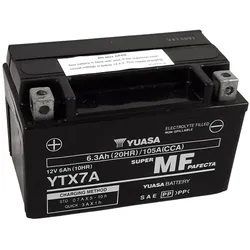 YUASA YUASA Batterij YUASA W / C Onderhoudsvrije Fabriek Geactiveerd - YTX7A FA Onderhoudsvrije accu