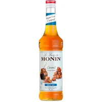 MONIN Karamell Zuckerfrei (1 x 0,7l) – kalorienarmer Caramel Light Sirup – hochwertige Zutat für Kaffee, Cocktails, Milchshakes und Desserts – für Lifestyle und Gesundheitsbewusste