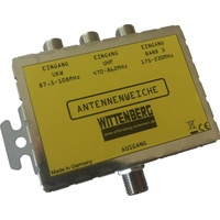 Wittenberg Antennen 3 in 1 Antennenweiche UKW, DAB+, UHF