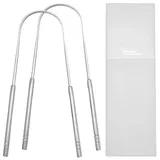 Newgen Medicals Edelstahl-Zungenschaber 2er-Set