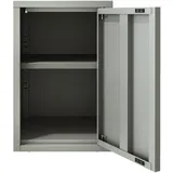 [en.casa] Hängeschrank Burlöv 50x33x35 cm Stahl Grau 33 x 35 50 x