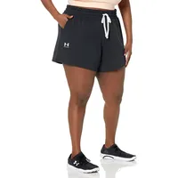 Under Armour Rival Terry Fleeceshorts Damen 001 black/white M