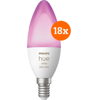 Philips Hue White and Color E14 18er-Pack