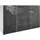 WIMEX Kombikommode 135 x 84 x 41 cm Weiß / Schwarz
