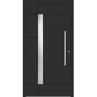 SCHÜCO ADS 75.SI Haustür Aluminium "JUNIS" Anthrazit Eisenglimmer DB 703 innen öffnend DIN rechts