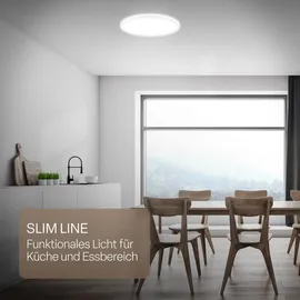 B.K.Licht LED Panel 1 rund 18W 4000K weiß Ø 42 cm