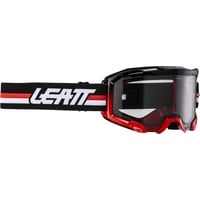 Leatt Velocity 4.5 Stripes 2024 Motocross Brille, schwarz-weiss-rot