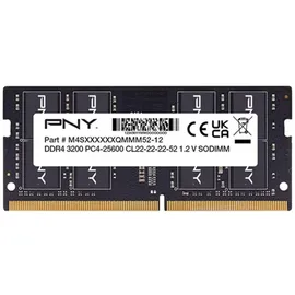 PNY Performance DDR4 3200MHz CL22 1.2V Notebook-Speicher (MN16GSD43200-TB)
