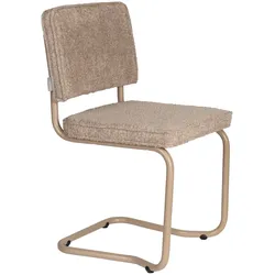 Zuiver Ridge Kink Soft Stuhl, beige