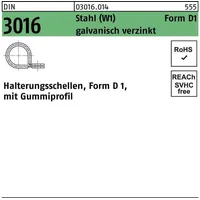 Industrial Quality Supplies DIN 301 Halterungsschelle St. D1 6