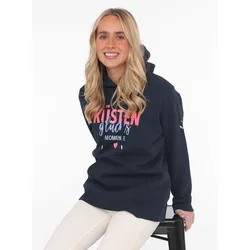 Zwillingsherz Sweatshirt, mit "Küsten-Glücks-Momente"-Stickerei und Schriftzug am Rücken Zwillingsherz navy SM (S/M)