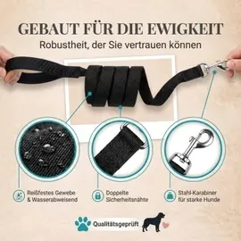 HUND IST KÖNIG 10m Schleppleine Hund - Schleppleine, 10m für Hunde mit gepolsterter Handschlaufe