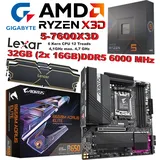 Aufrüstkit AMD Ryzen 5 7600X3D Gigabyte B650M AORUS ELITE 32GB 6000MHz Bundle