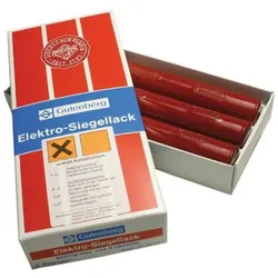 Gutenberg Siegellack Elektro rot 4006677402013 Gutenberg 40201 3 Stück