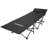 24move Feldbett Campingbett Schwarz