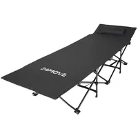 24move Feldbett Campingbett Schwarz