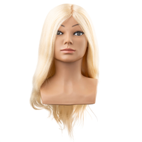 Efalock Übungskopf Marla Humanhaar lichtblond 40 cm