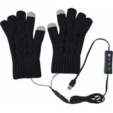 USB Beheizte Handschuhe, Volle Hände Warme Handschuhe Strick-Heizhandschuhe Screen Touch Elektrisch Beheizbare Handschuhe Handschuhe mit Heizung Waschbare Thermo-Handschuhe Angebote Des Tages Heute - Einheitsgröße