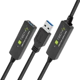 TECHLY Verlängerungskabel USB3.2, SuperSpeed+ 20m