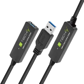TECHLY Verlängerungskabel USB3.2, SuperSpeed+ 20m