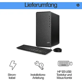 HP M01-F4302ng, Desktop-PC mit Intel® CoreTM i5 i5-14400 Prozessor, 16 GB RAM, 1 TB SSD, UHD 730, Windows 11 (64 Bit)