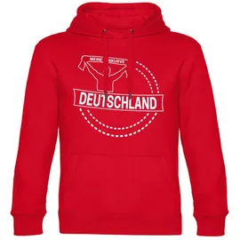 multifanshop Hoodie Deutschland - Meine Fankurve rot M