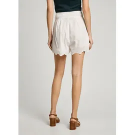 Pepe Jeans Damen Douce Shorts, Weiß (Mousse-Weiß), L - L