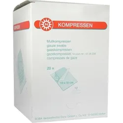 Mullkompressen 10x10cm 12-fach steril