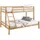 OTTO home Kinderbett Alpi 140 x 200 cm Kiefer gebeizt beige