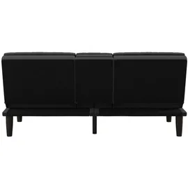 dorel home Schlafcouch Kunstleder 2-Sitzer Grau
