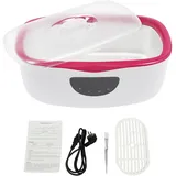 Paraffinbad Paraffinbäder, 4000ml Paraffinbad für Hände und Füße, 230W Elektrisches Paraffinwachs mit Bürste und LED, Temperaturbereich 45-75°C, Geschenk für Parafinwachsbad (Rot)