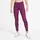 Damen Lauftight Leggings Sangria/Reflective Silv S S
