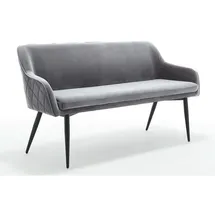 SalesFever Sitzbank Komfortable Sitzbank Grau 160 x 61 x 85 cm