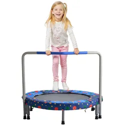 VEVOR Trampolin Faltbares Trampolin 100kg Rebounder-Trampolin 91,44 cm Blau