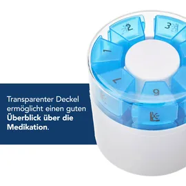 First Aid Only FIRST AID ONLY® Tablettenbox mit Zerteiler blau, weiß