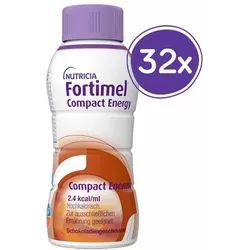 Fortimel Compact Energy  Trinknahrung Schokolade 8X4X300 ml Flüssigkeit