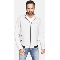 Outdoorjacke CABANO, Herren, Gr. 58, beige (hellbeige), 100% Polyester, unifarben, sportlich, kurz, hoch geschlossener Ausschnitt, Langarm, Jacken, mit elastischem Bund