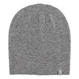 FRAAS Damen Mütze aus Kaschmir - 24 x 27 cm - warme Beanie für kalte Tage Grau - Einheitsgröße