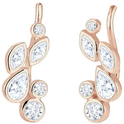 Elli Earcuff Tropfen Zirkonia 925 Silber Ohrringe   Damen 