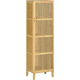 Homcom Bambus Aufbewahrungsschrank 40 x 140 x 30 cm