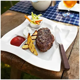 Villeroy & Boch Grillteller 27 x 27 cm weiß 4er Set