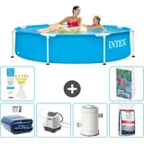 Frame Pool Rund - 244x51 Cm - 7-teilig  S155