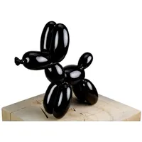KUNSTLOFT Skulptur, Schwarz, Stein, 28x26x10 cm, Dekoration, Skulpturen &