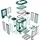 Thermaltake The Tower 600 Mid Tower ATX Gehäuse Sichtfenster Transformative Teal