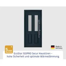 EcoStar ISOPRO Secur IPS 410S rechts 110 x 210 cm anthrazitgrau