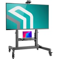 ONKRON TS1991-B TV-Rack 50-100 Zoll 130,00 kg Schwarz Kunststoff/Metall/Stahl