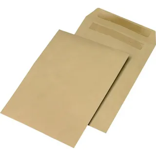 MAILmedia Versandtaschen DIN B4 selbstklebend 130g/m2 braun