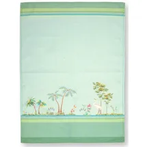 Pip Studio Geschirrtuch Jolie Heron Geschirrtuch Small Green 50x70 cm grün