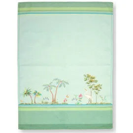 Pip Studio Geschirrtuch Jolie Heron Geschirrtuch Small Green 50x70 cm grün