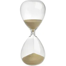 TFA Sanduhr 15 Minuten aus Glas 73 x 19 cm goldfarben